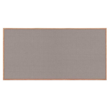 United Visual Products Decor Wood Combo Board, 24"x18", Walnut/White Porcelain & Keylime UV701DEFAB-WALNUT-WHTPORC-KEYLIME